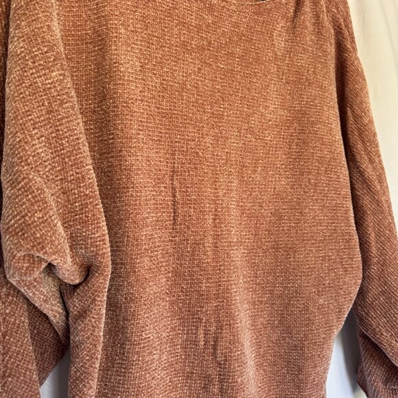 Q & A Los Angeles Womens Sweater batwing super Soft Pink Mauve Size L - 0395 - Picture 3 of 5